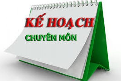 Kế hoạch chuyên môn tháng 11 năm học 2019-2020