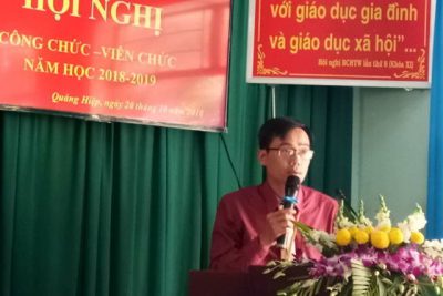 Hội nghị Công chức-viên chức năm học 2018-2019