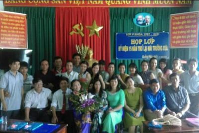 Phát biểu buổi Họp lớp khóa 1997-2001 Tri ân thầy cô