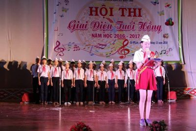 Trường THCS Phan Đình Phùng tham dự hội thi Giai Điệu Tuổi Hồng cấp huyện năm học 2016-2017